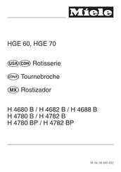 Miele HGE 60 Manual Del Usuario