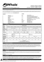 Whale GT1610B Instrucciones De Instalacion Y Uso