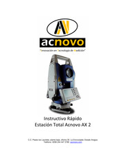 ACNOVO AX 2 Instrucciones Rapidas