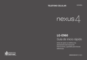 Nexus LG-E960 Guia De Inicio Rapido