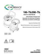 Orbio 100-Tb Manual De Funcionamiento Y Lista De Componentes