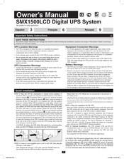 Tripp-Lite SMX1500LCD Manual Del Propietário