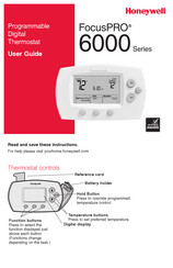 Honeywell FocusPRO 6000 Serie Guia Del Usuario