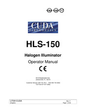 Cuda Fiberoptics HLS-150 Manual De Uso