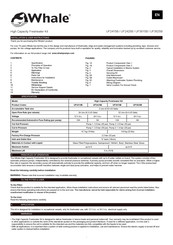 Whale UF2415B Instrucciones De Uso E Instalación