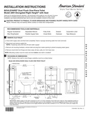 American Standard BOULEVARD 2891 Manual Del Usuario