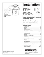 Bradley SN2033/TT Manual De Instalación