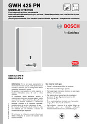 Bosch ProTankless GWH-425-PN Serie Instrucciones De Instalación