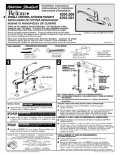 American Standard 4205 Serie Instrucciones De Instalación