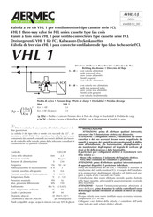 AERMEC VHL 1 Manual Del Usuario