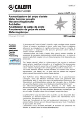 CALEFFI 525151 Manual