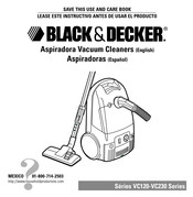 Black And Decker VC120 Serie Instructivo