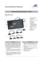 3B SCIENTIFIC PHYSICS U10700 Instrucciones De Uso