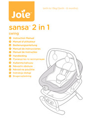 Joie sansa 2 in 1 Manual De Instrucciones