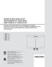 Stiebel Eltron MINI Serie Funcionamiento E Instalación