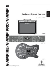 Behringer V-AMP PRO Instrucciones Breves