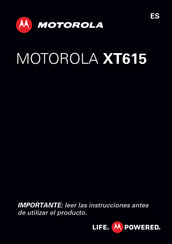 Motorola XT615 Manual Del Usuario