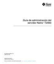 Sun Microsystems Netra T2000 Guía De Administración