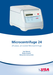 USA Scientific Microcentrifuge 24 Manual De Instrucciones