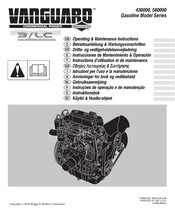 Briggs & Stratton VANGUARD 580000 Serie Instrucciones De Mantenimiento & Operación