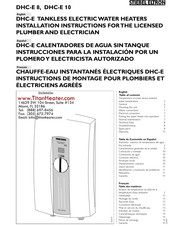 Stiebel Eltron DHC-E 8 Breves Instrucciones Para La Instalación Y Uso