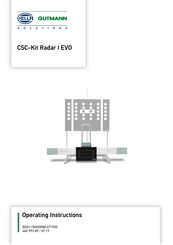 GUTMANN CSC-Kit Radar I EVO Manual De Instrucciones