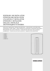 Stiebel Eltron DHC Serie Operación E Instalación