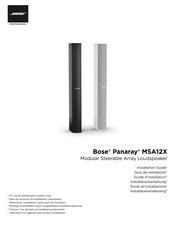 Bose Professional Panaray MSA12X Serie Guia De Instalacion