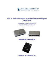 Grandstream HandyTone 286 Guía De Instalación Rápida