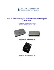 Grandstream HandyTone 486 Guía De Instalación Rápida