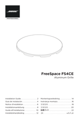 Bose Professional FreeSpace FS4CE Guia De Instalacion