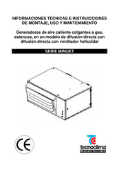 Tecnoclima MJ 40 Instruicciones De Montaje, Uso Y Mantenimiento