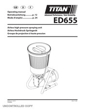 Titan ED655 Instrucciones De Uso