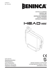 Beninca HEAD-MBE Manual De Instrucciones