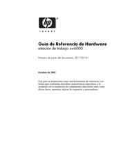 HP xw6000 Guía De Referencia De Hardware