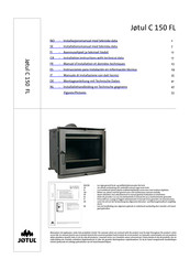 Jotul C 150 FL Manual De Instalación Con Información Técnica