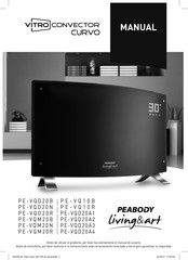 Peabody VITRO CURVO living&art PE-VQ10R Manual De Instrucciones