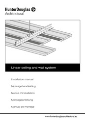 Hunter Douglas ARCHITECTURAL Manual De Montaje