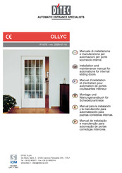 DITEC OLLYC Manual Para La Instalacion Y La Manutencion