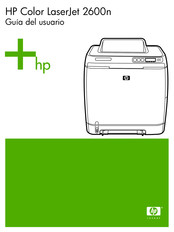 HP COLOR LAZERJET 2600N Guia Del Usuario