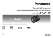 Panasonic Lumix H-FS45150 Manual Del Usuario