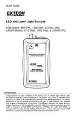 Extech Instruments DUAL OWL Guía Rápida