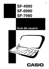 Casio SF-4990 Guia Del Usuario