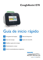 Philips CoughAssist E70 Guia De Inicio Rapido