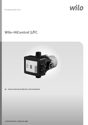 Wilo HiControl 1/FC Instrucciones De Instalación Y Funcionamiento