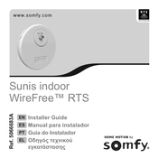 SOMFY HOME MOTION WireFree RTS Manual Para Instalador