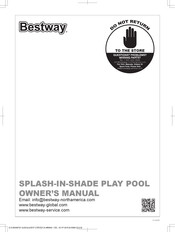 Bestway SPLASH-IN-SHADE Manual De Instrucciones