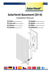 SolarVenti SV20K Manual De Instalación