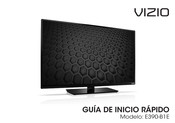 Vizio E390-B1E Guia De Inicio Rapido