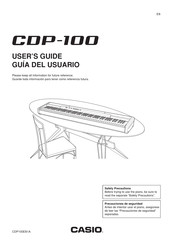 Casio CDP-100 Guia Del Usuario